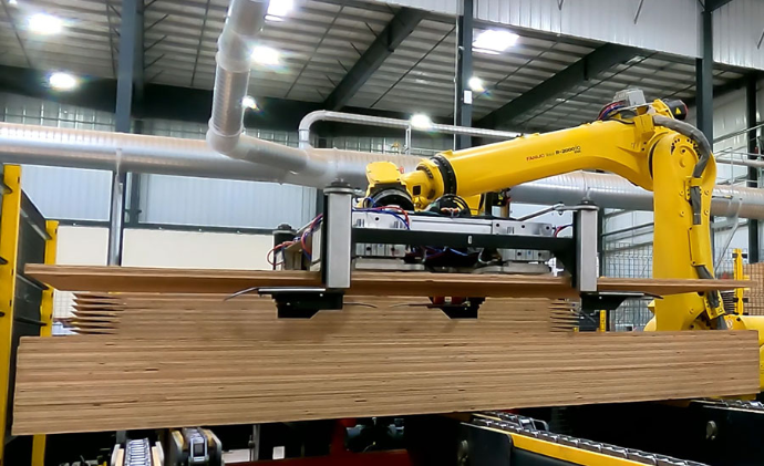 Panel handling robotics and system integration